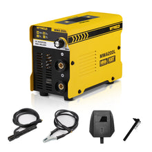 Load image into Gallery viewer, Mini Welder Machine Portable Upward LCD Display MWA-200L ARC Welding Machine,110V MMA Welder machine with Hot Start, Arc force, Anti-Stick MYYWELD