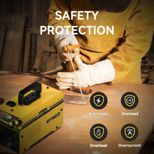 Load image into Gallery viewer, Mig welder, MYYWELD 140 MIG/Stick/Lift TIG 3 in 1 Welder 110V Gasless Flux Core Wire Welding Machine No Gas IGBT Inverter