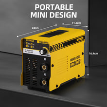Load image into Gallery viewer, Mini Welder Machine Portable Upward LCD Display MWA-200L ARC Welding Machine,110V MMA Welder machine with Hot Start, Arc force, Anti-Stick MYYWELD