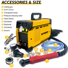 Load image into Gallery viewer, Plasma cutter,MYYWELD MWC-50 non-contact cutting IGBT 110V air inverter plasma cutting machine clean cutting for household and industrial