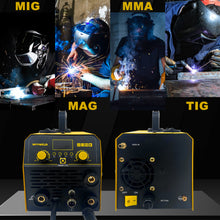 Load image into Gallery viewer, MYYWELD MWM-175 Gas/Gasless MIG/MMA/TIG 4 in 1 IGBT inverter welding machine 110V for home and commercial use