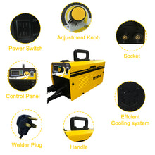 Load image into Gallery viewer, MYYWELD Mig welder, 120A 110V MIG Welding Gasless MIG/Stick Welder 2 in 1 Flux Core Wire Welding Machine No Gas IGBT Inverter