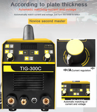 Load image into Gallery viewer, MYYWELD TIG300C TIG/MMA/COLD WELD Professional Multi-function Welder 220v AC DC Welding Machine