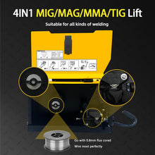 Load image into Gallery viewer, MYYWELD MWM-175 Gas/Gasless MIG/MMA/TIG 4 in 1 IGBT inverter welding machine 110V for home and commercial use
