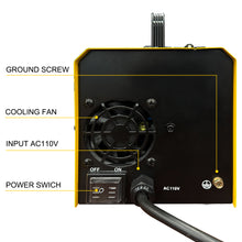 Load image into Gallery viewer, Mig welder, MYYWELD 140 MIG/Stick/Lift TIG 3 in 1 Welder 110V Gasless Flux Core Wire Welding Machine No Gas IGBT Inverter
