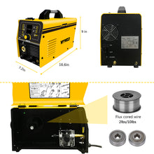 Load image into Gallery viewer, MIG Welder ，MYYWELD Welding Machine 160A 3 in 1 MMA/MIG/LIFT TIG Welder Machine with IGBT Inverter，Flux Core Welder Gas/Gasless Welding Wire Dia. 0.8-1.0 mm 2lbs Welding Wire Stick Welder 220V
