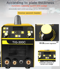 Load image into Gallery viewer, MYYWELD TIG300C TIG/MMA/COLD WELD Professional Multi-function Welder 220v AC DC Welding Machine
